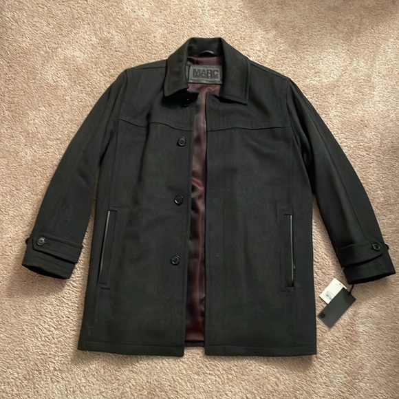 MARC New York Men’s Wool Coat - Picture 2 of 12